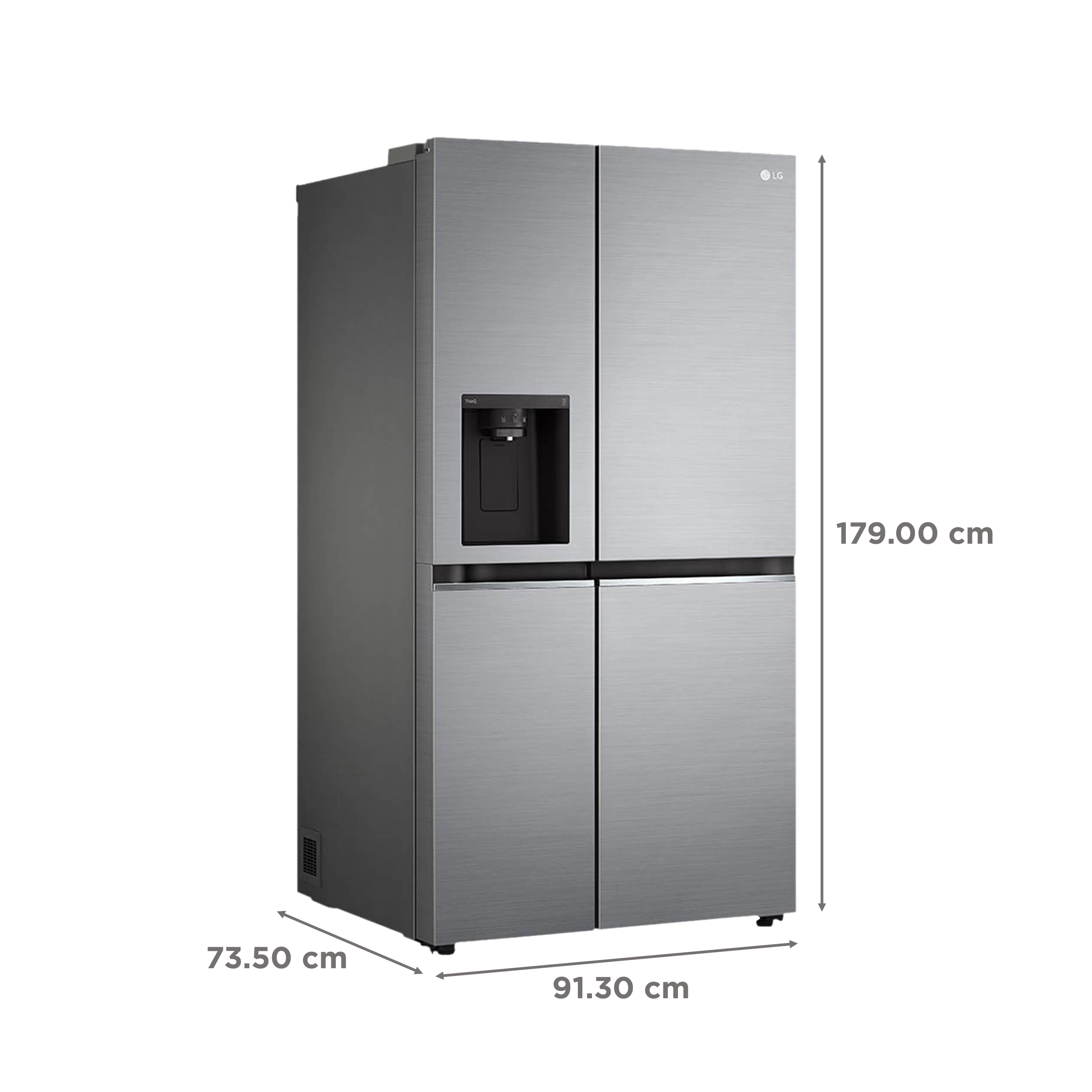 Buy LG 635 Litres Side by Side Refrigerator with Smart Diagnosis